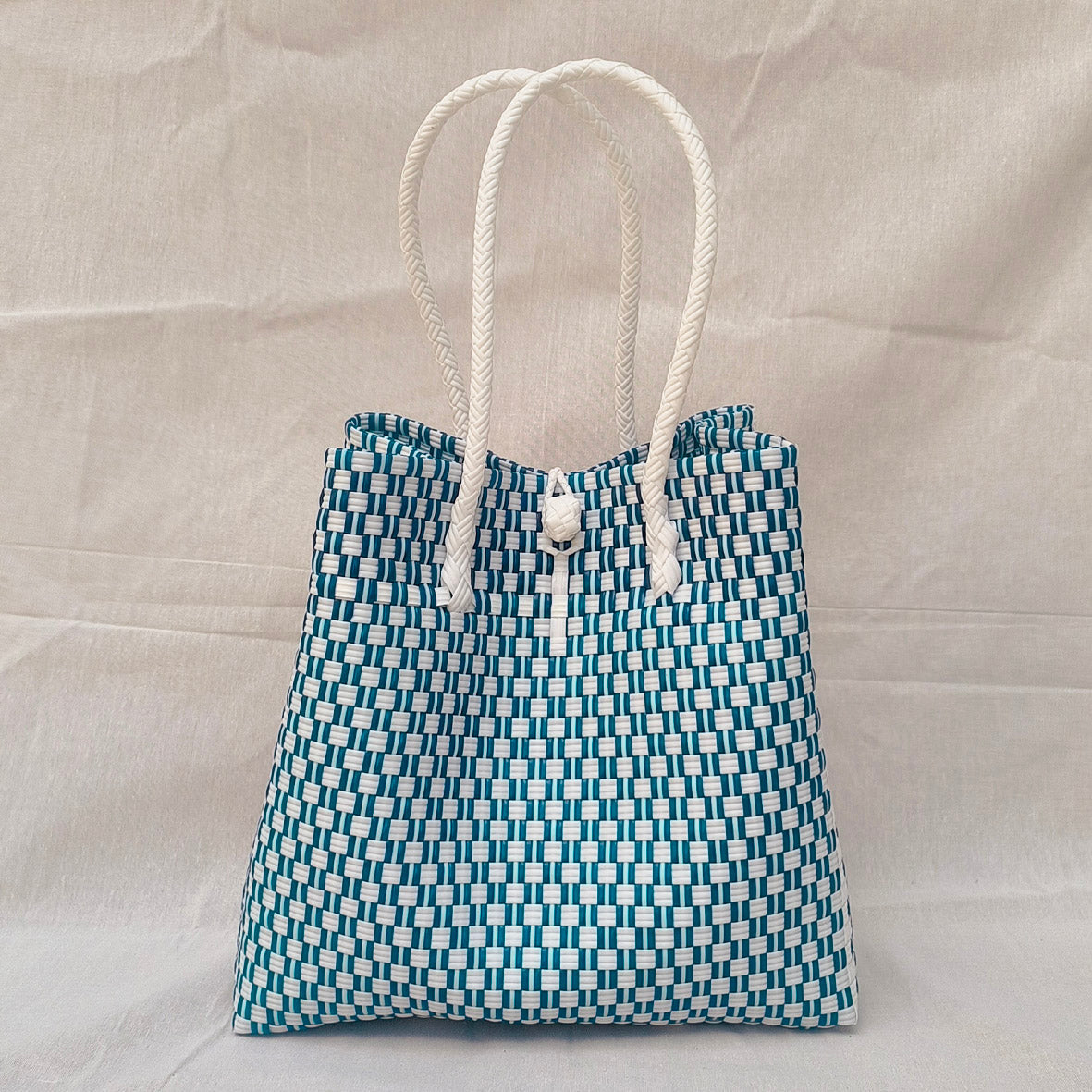 Aitutaki Tote – Coastal Blue Eco Bag from Oceania Collection