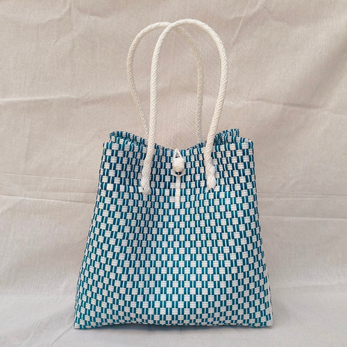Aitutaki Tote – Coastal Blue Eco Bag from Oceania Collection