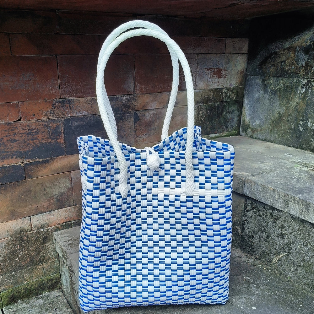 Aitutaki Tote – Coastal Blue Eco Bag from Oceania Collection