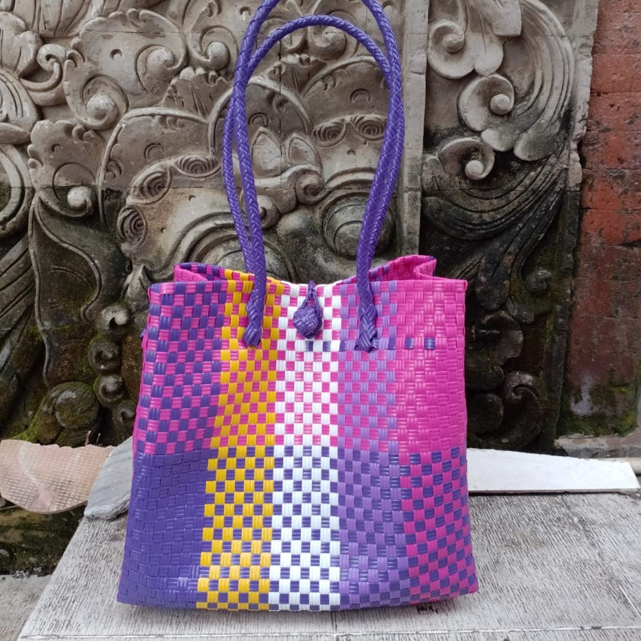 Saltwater Taffy Tote – Pink & Purple Recycled Bag from Zest Collection