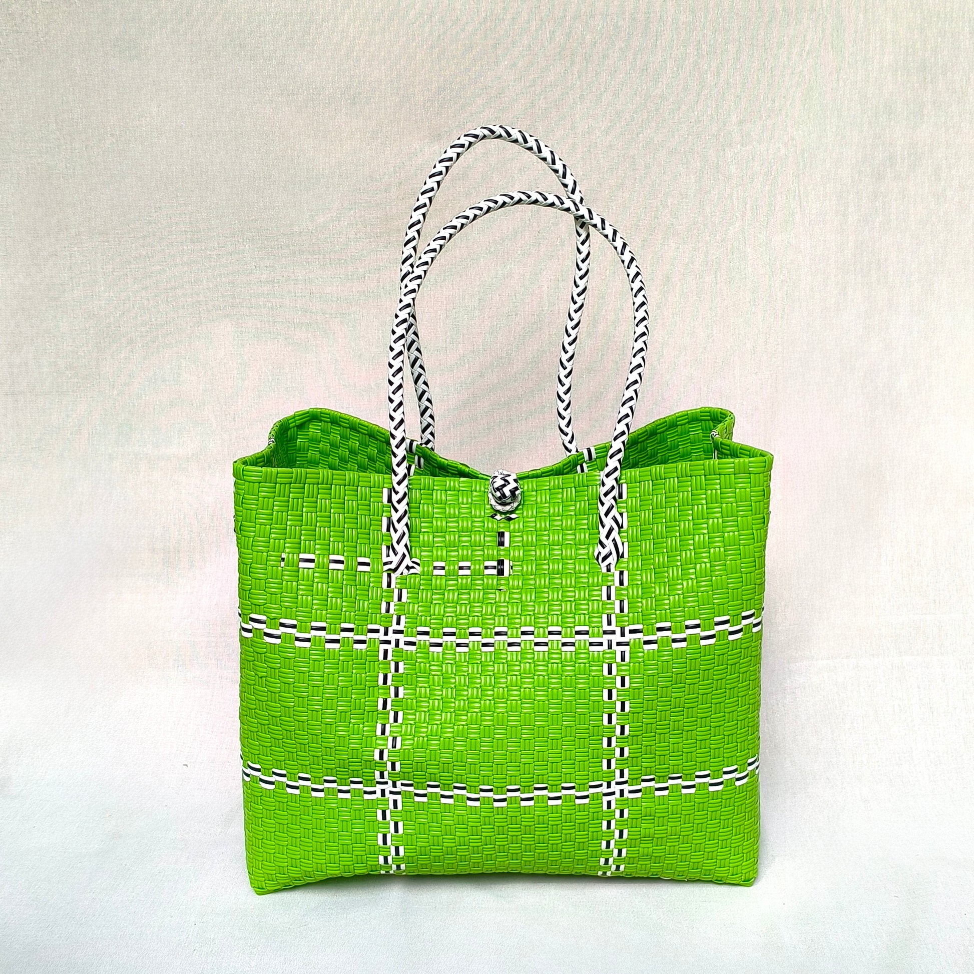Tik Tak Green Tote Bag — Recycled Bag from ZEST Collection