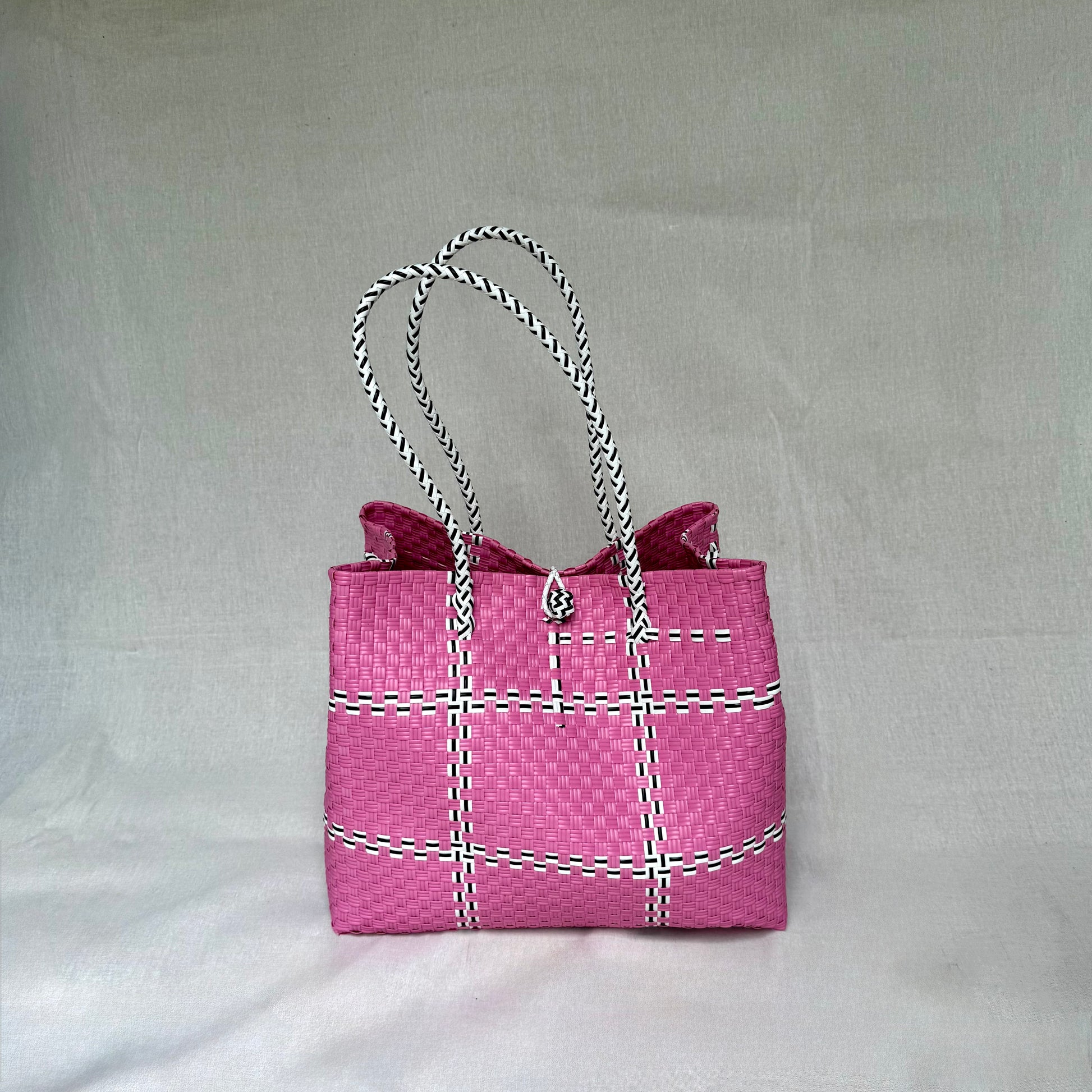 Tik Tak Pink Tote Bag — Recycled Bag from ZEST Collection