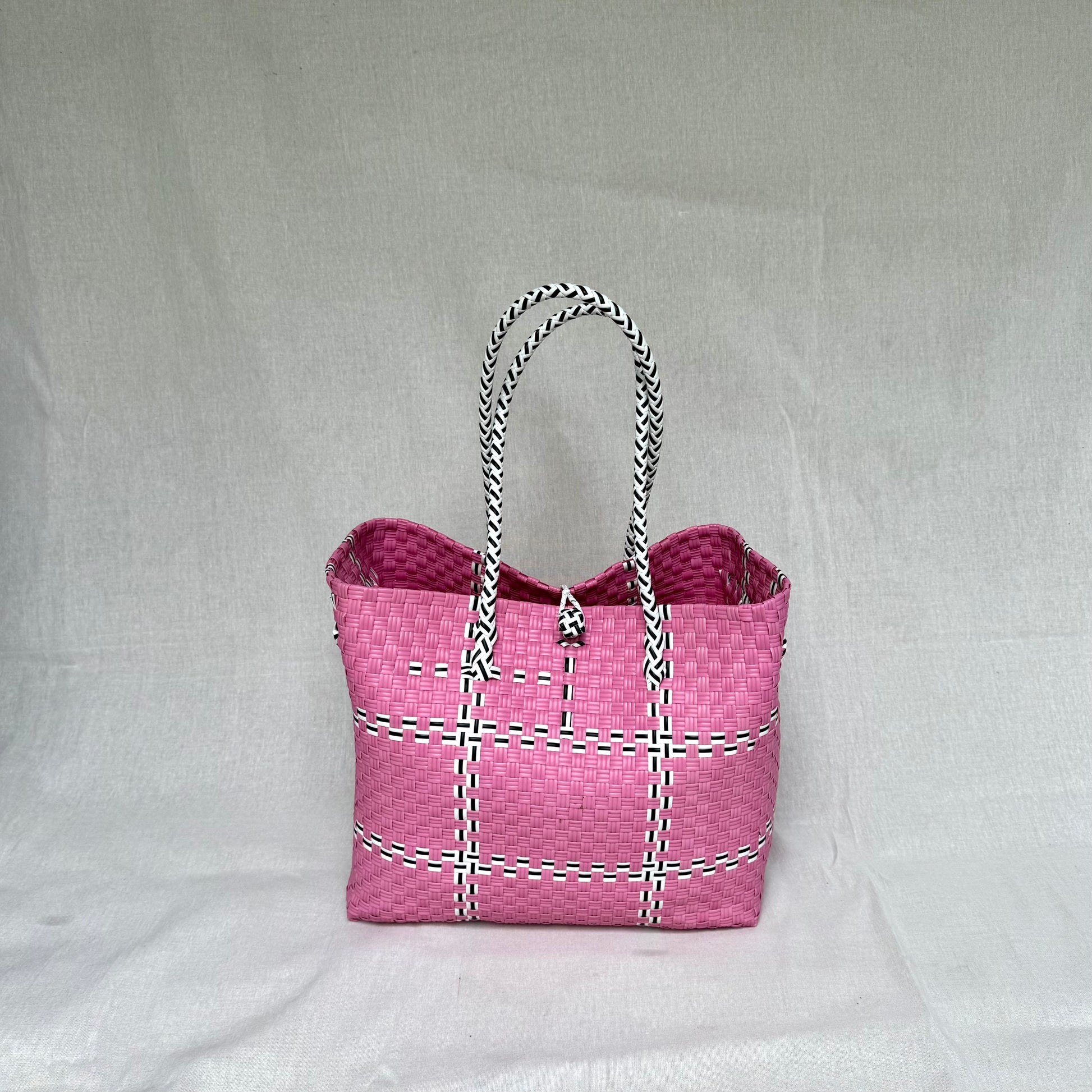 Tik Tak Pink Tote Bag — Recycled Bag from ZEST Collection