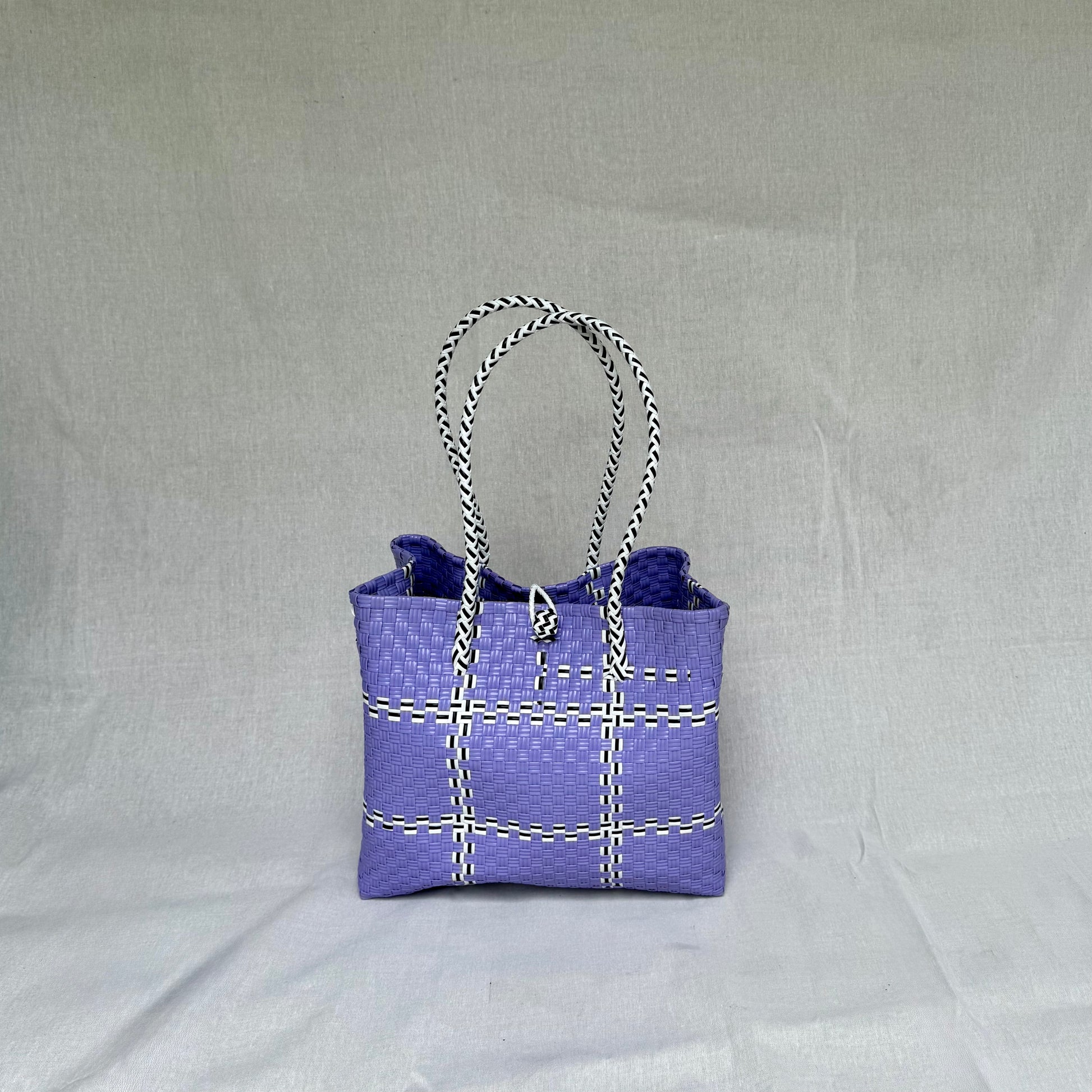 Tik Tak Lilac Tote Bag — Recycled Bag from ZEST Collection