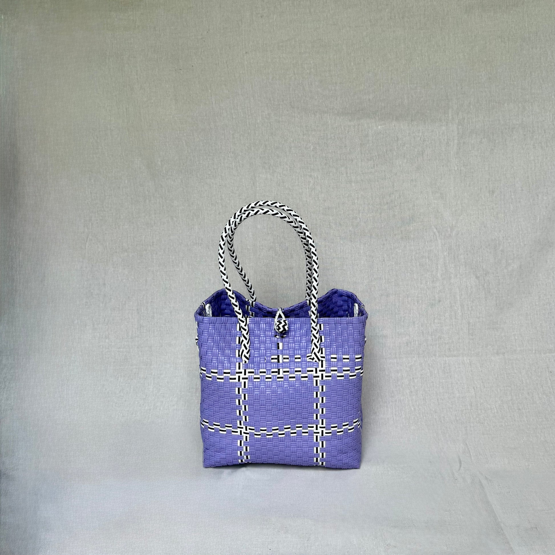 Tik Tak Lilac Tote Bag — Recycled Bag from ZEST Collection
