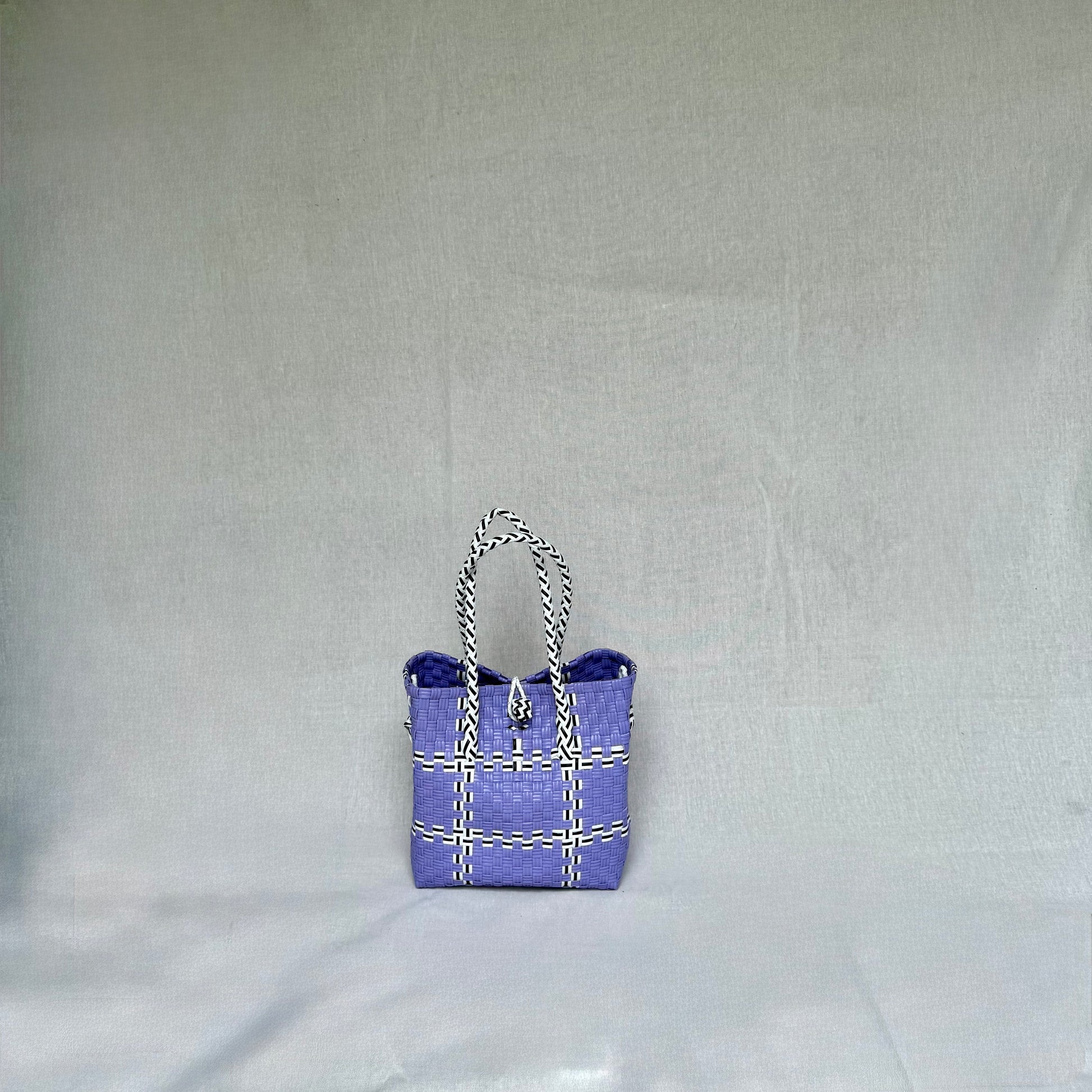 Tik Tak Lilac Tote Bag — Recycled Bag from ZEST Collection