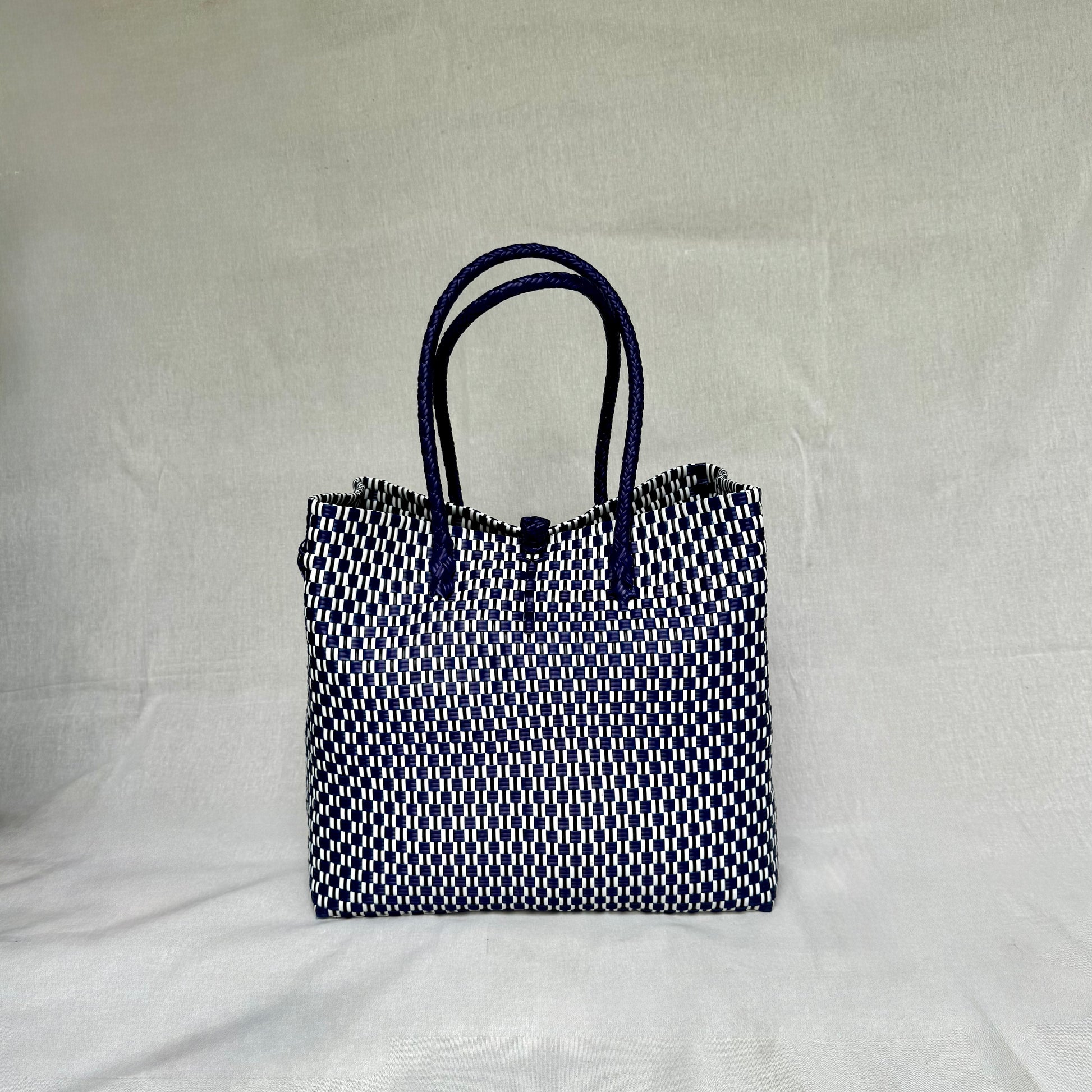 Blue Aitutaki Tote Bag — Recycled Bag from OCEANIA Collection