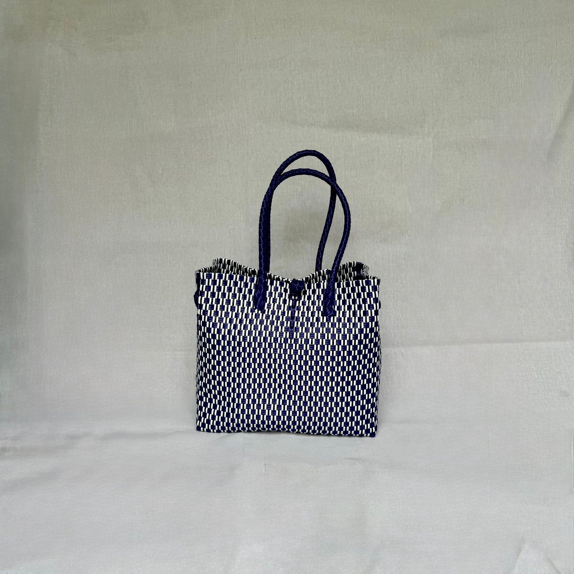Blue Aitutaki Tote Bag — Recycled Bag from OCEANIA Collection