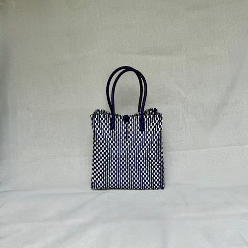 Blue Aitutaki Tote Bag — Recycled Bag from OCEANIA Collection