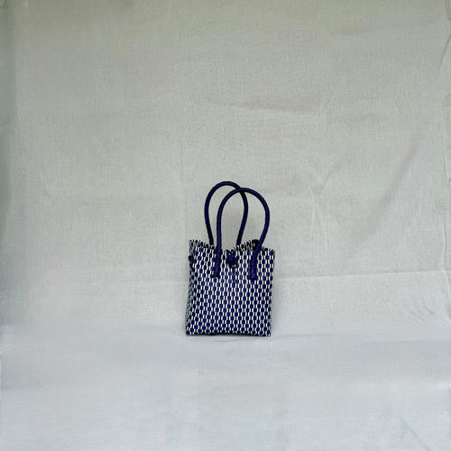 Blue Aitutaki Tote Bag — Recycled Bag from OCEANIA Collection