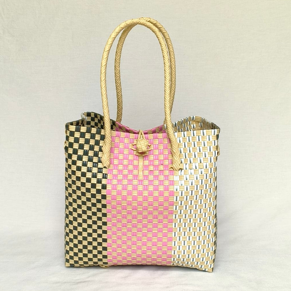 Manuka Rose Tote – Recycled Turtle Tote from Pastel Collection