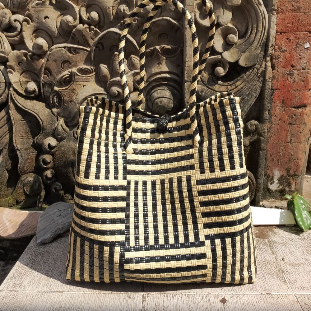 Tapa Tribal Tote Bag — Recycled Bag from OCEANIA Collection