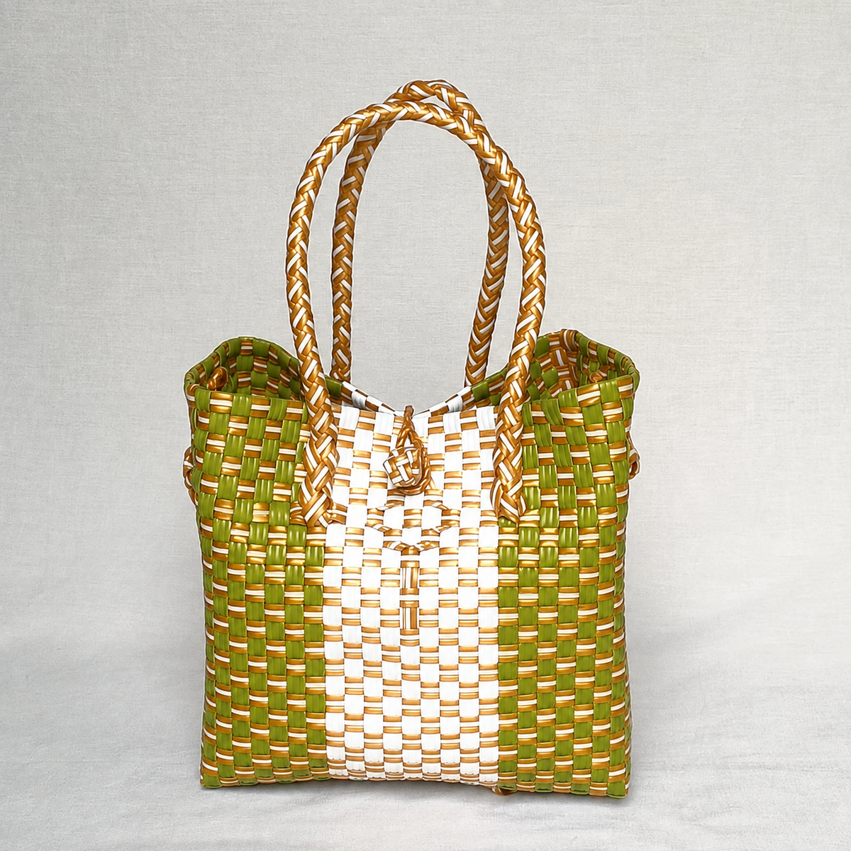 Olive Grove – Chic Collection Woven Tote