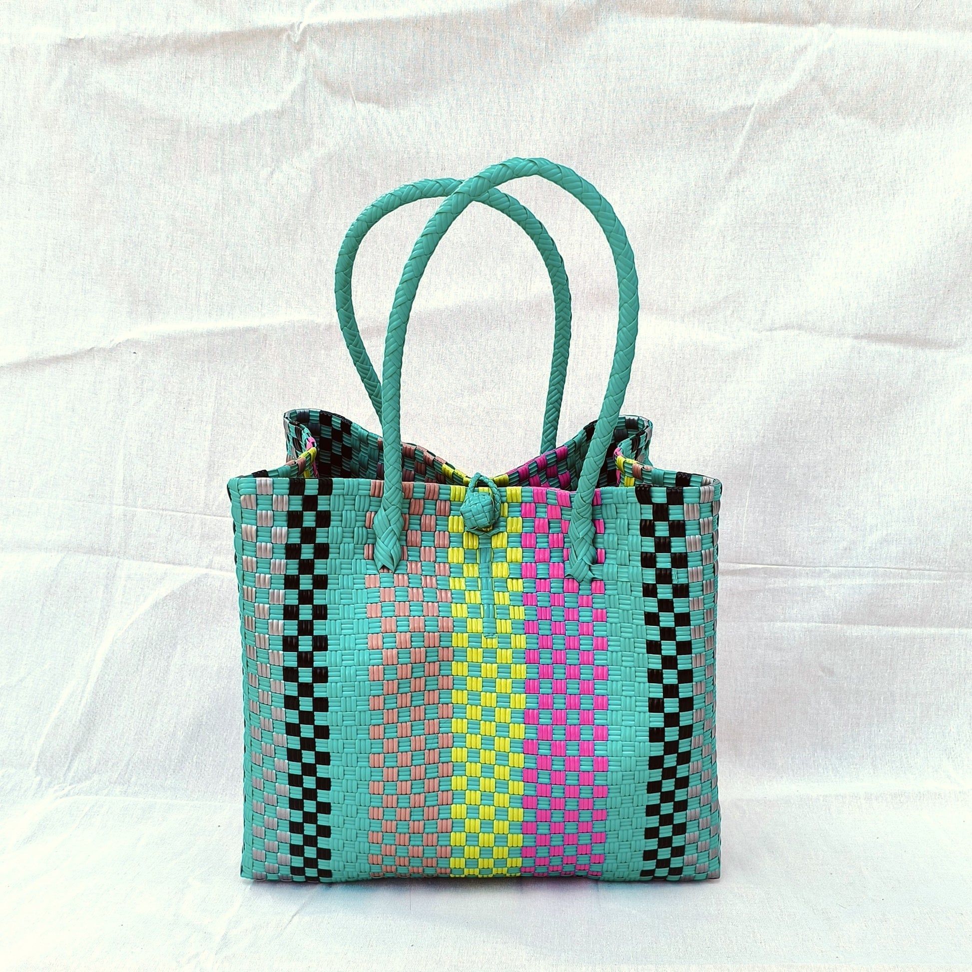 Teal Zeal Tote Bag — Recycled Bag from OCEANIA Collection