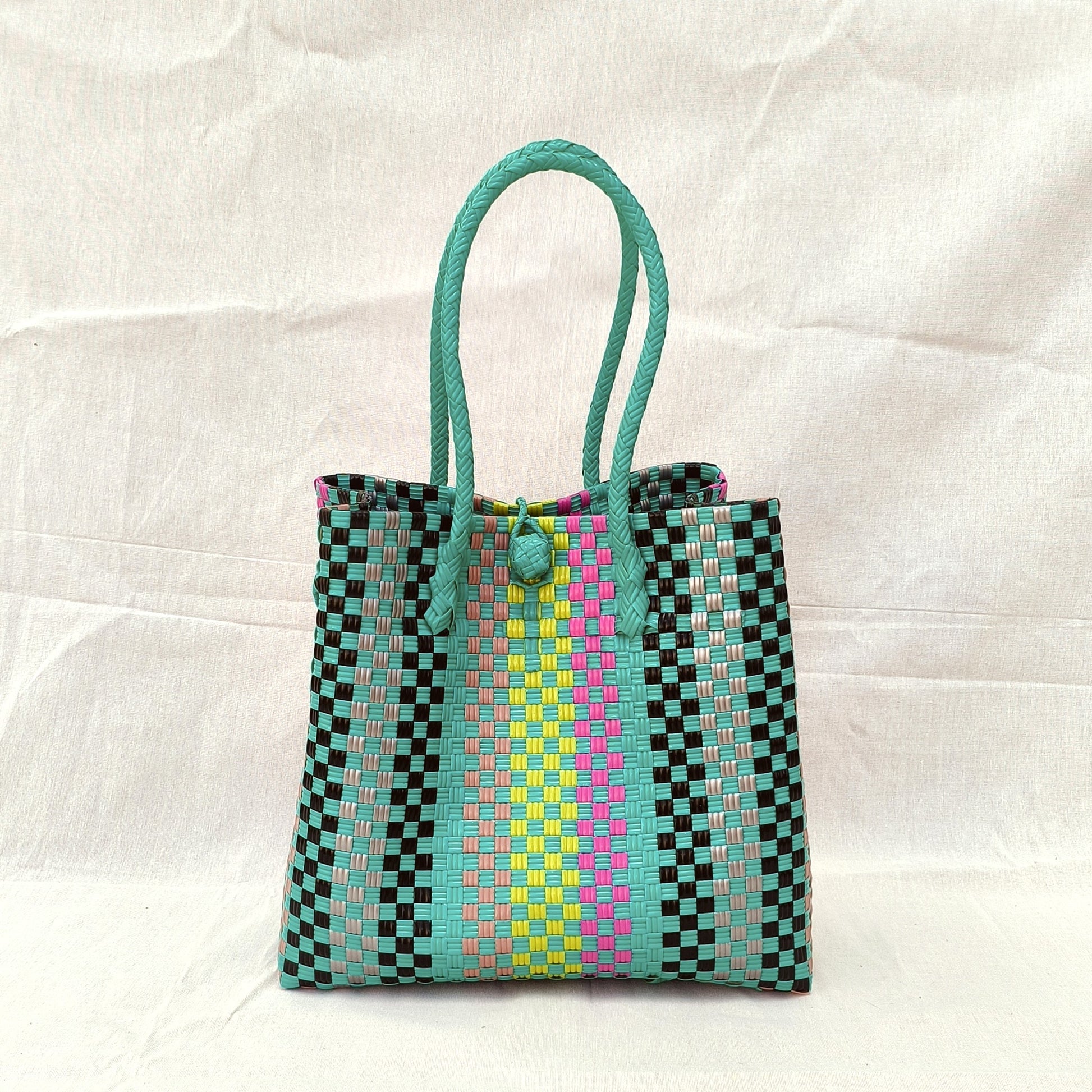 Teal Zeal Tote Bag — Recycled Bag from OCEANIA Collection