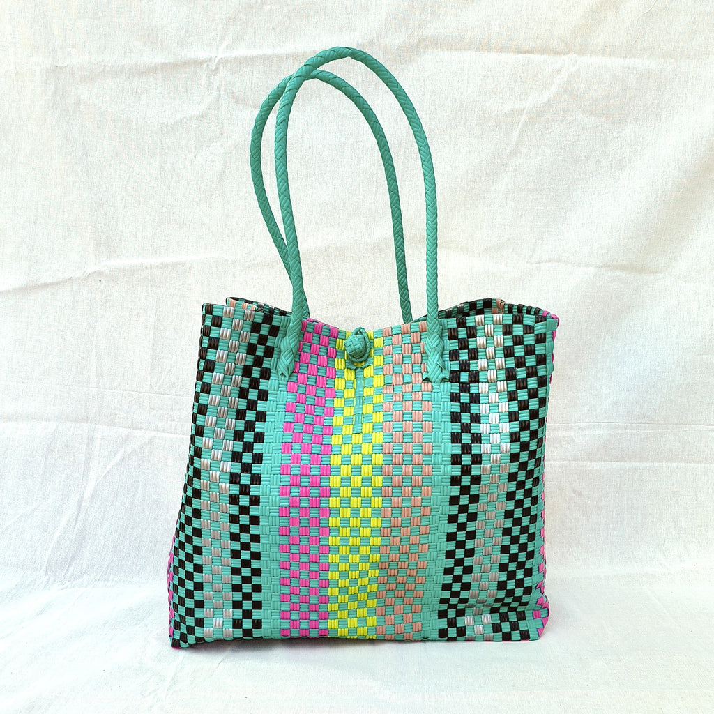 Teal Zeal Tote Bag — Recycled Bag from OCEANIA Collection