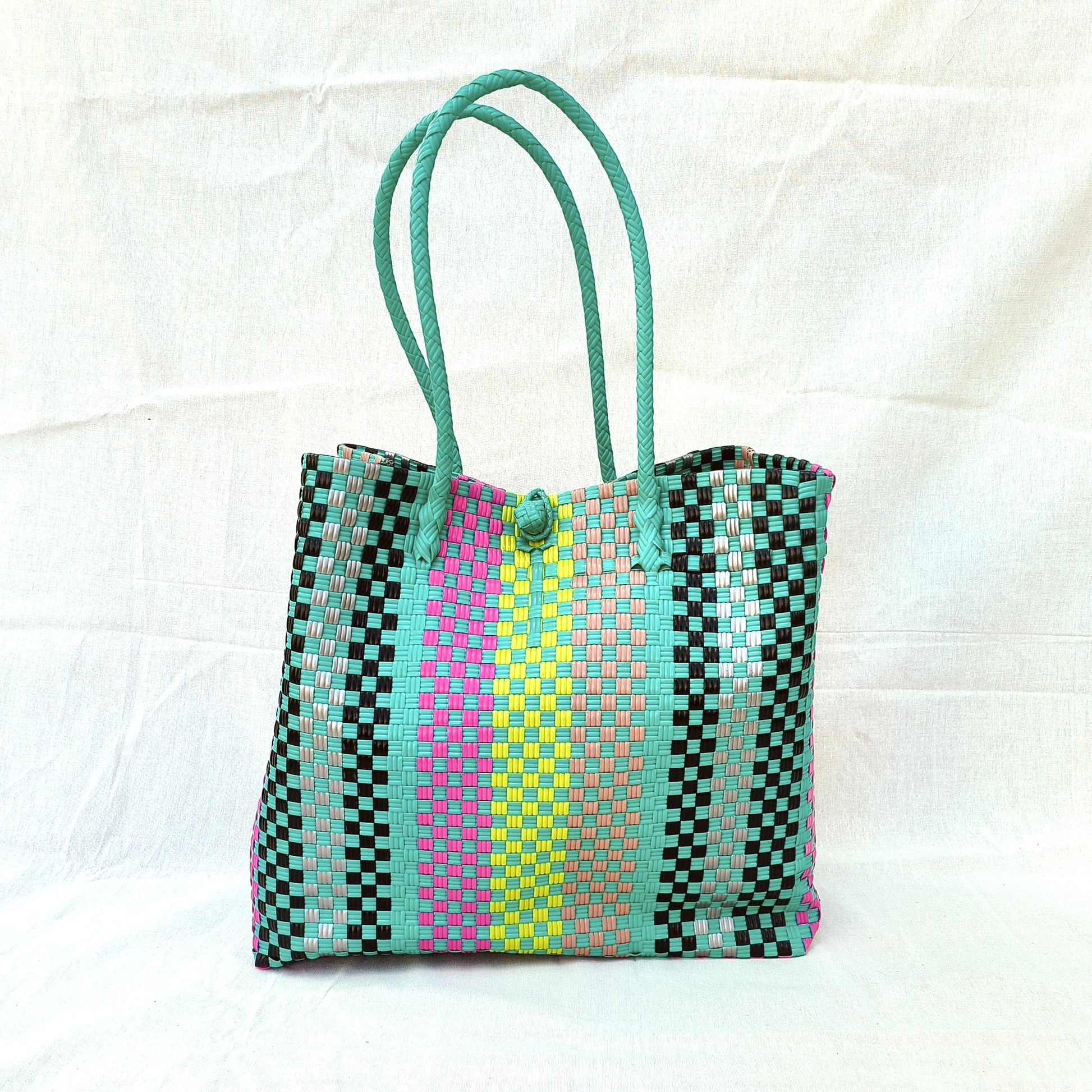 Teal Zeal Tote Bag — Recycled Bag from OCEANIA Collection
