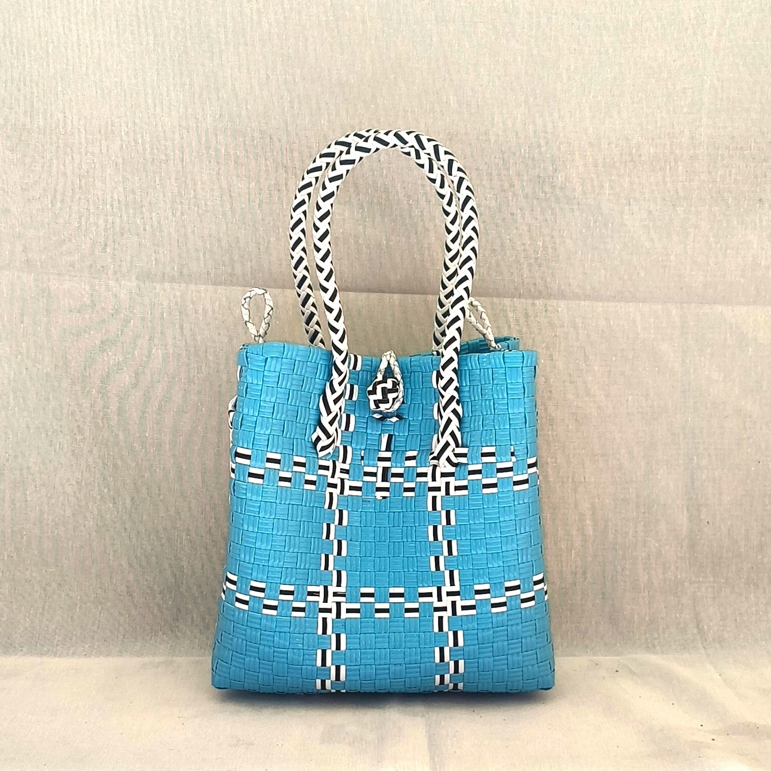 Tik Tak Blue Tote - From the Oceania Collection