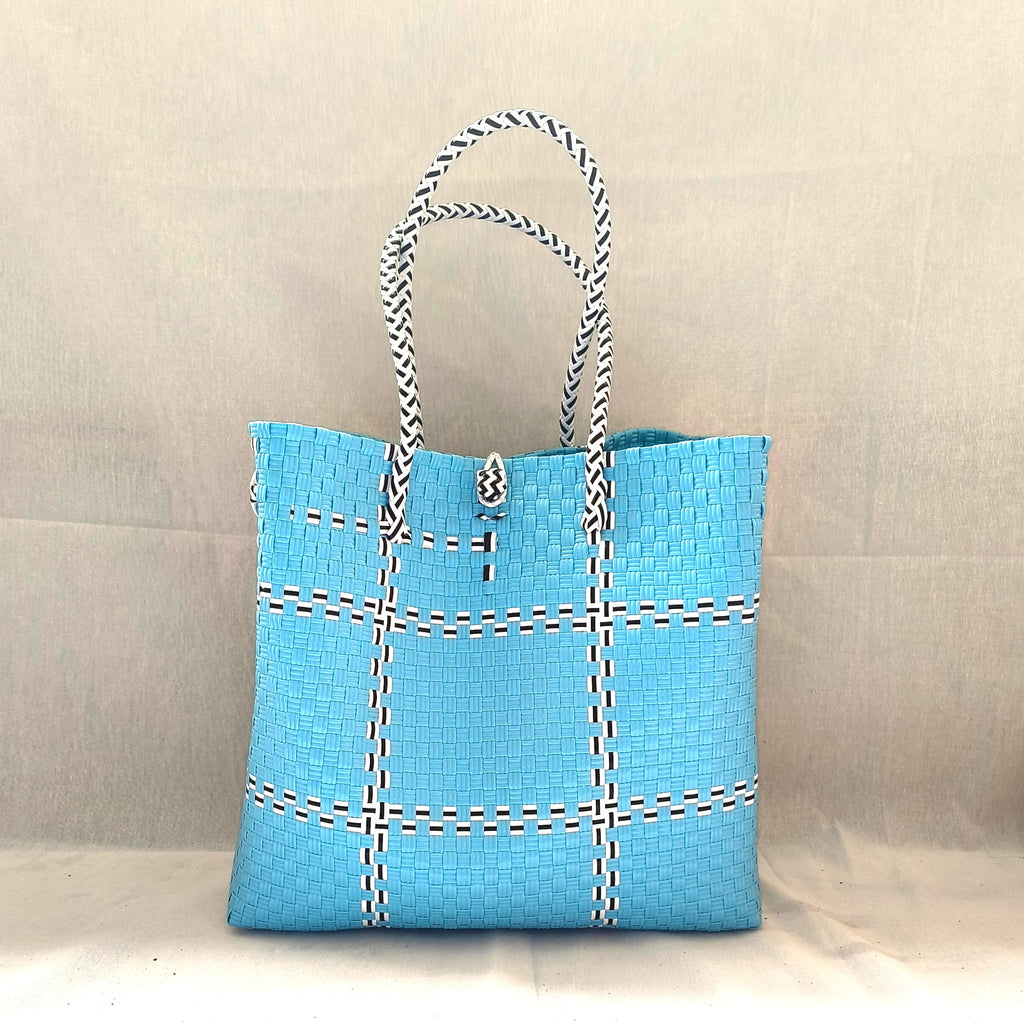 Tik Tak Blue Tote - From the Oceania Collection
