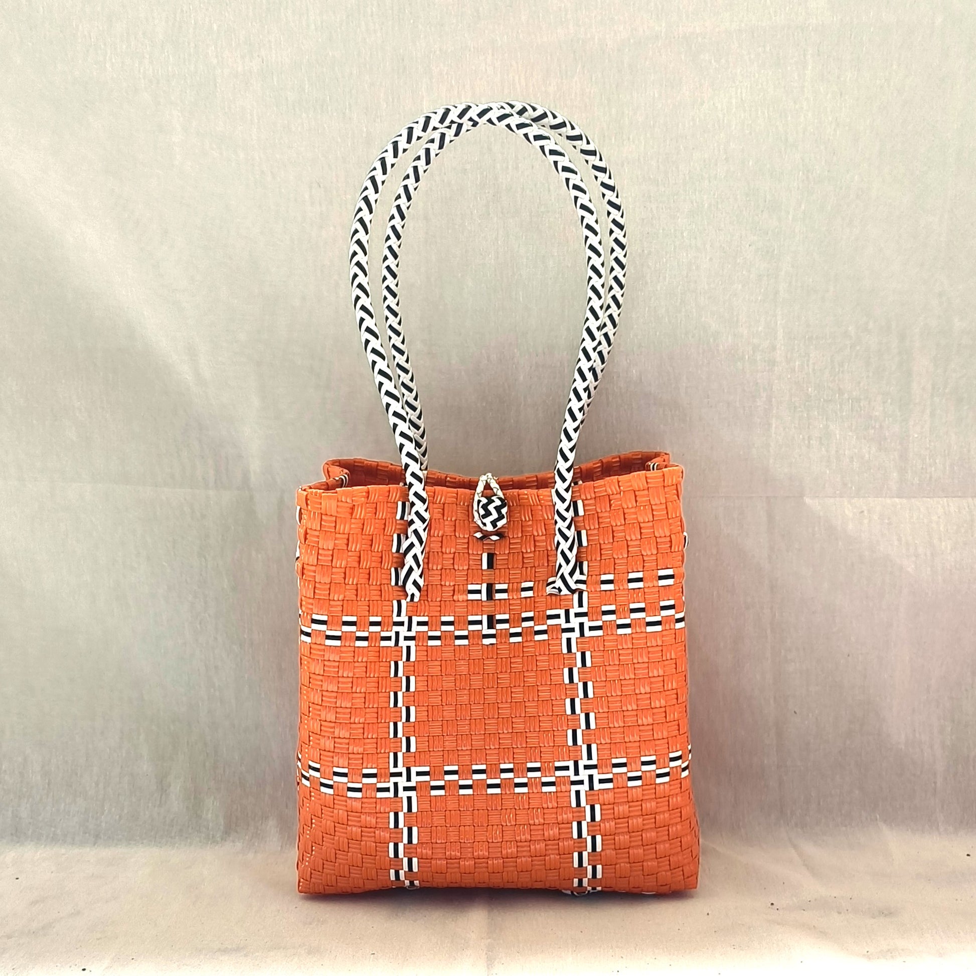 Tik Tak Orange - Vibrant Turtle Tote