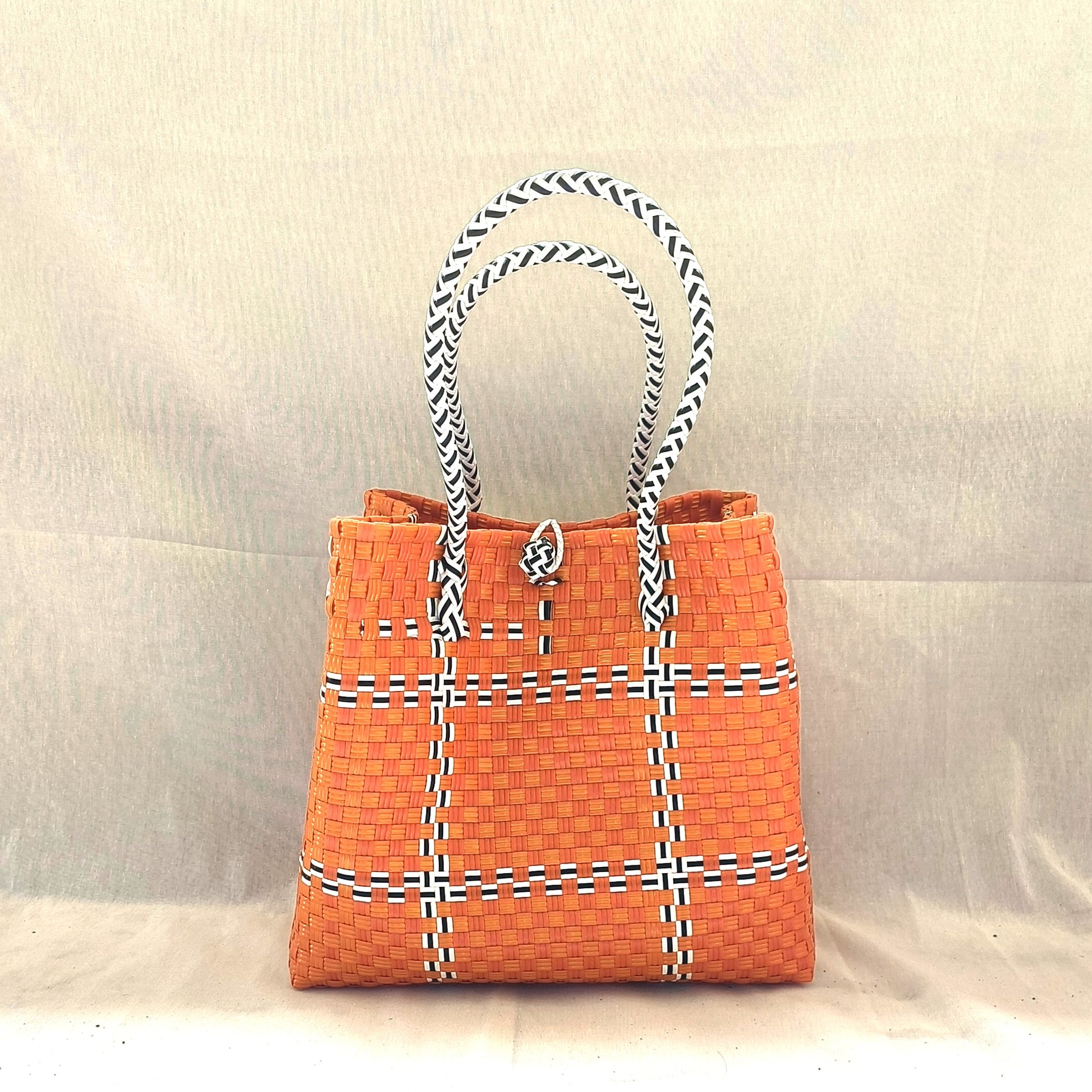 Tik Tak Orange - Vibrant Turtle Tote