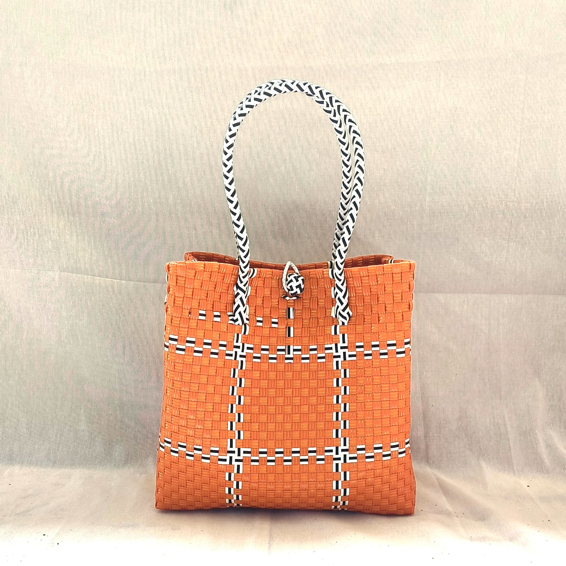 Tik Tak Orange - Vibrant Turtle Tote