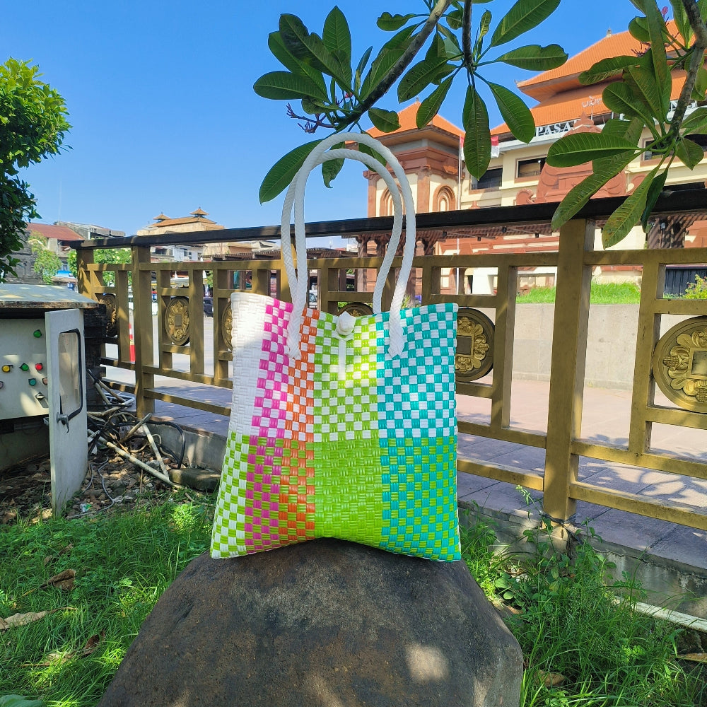 Citrus Turtle Tote Bag —Best Selling  Recycled Tote from the  ZEST Collection