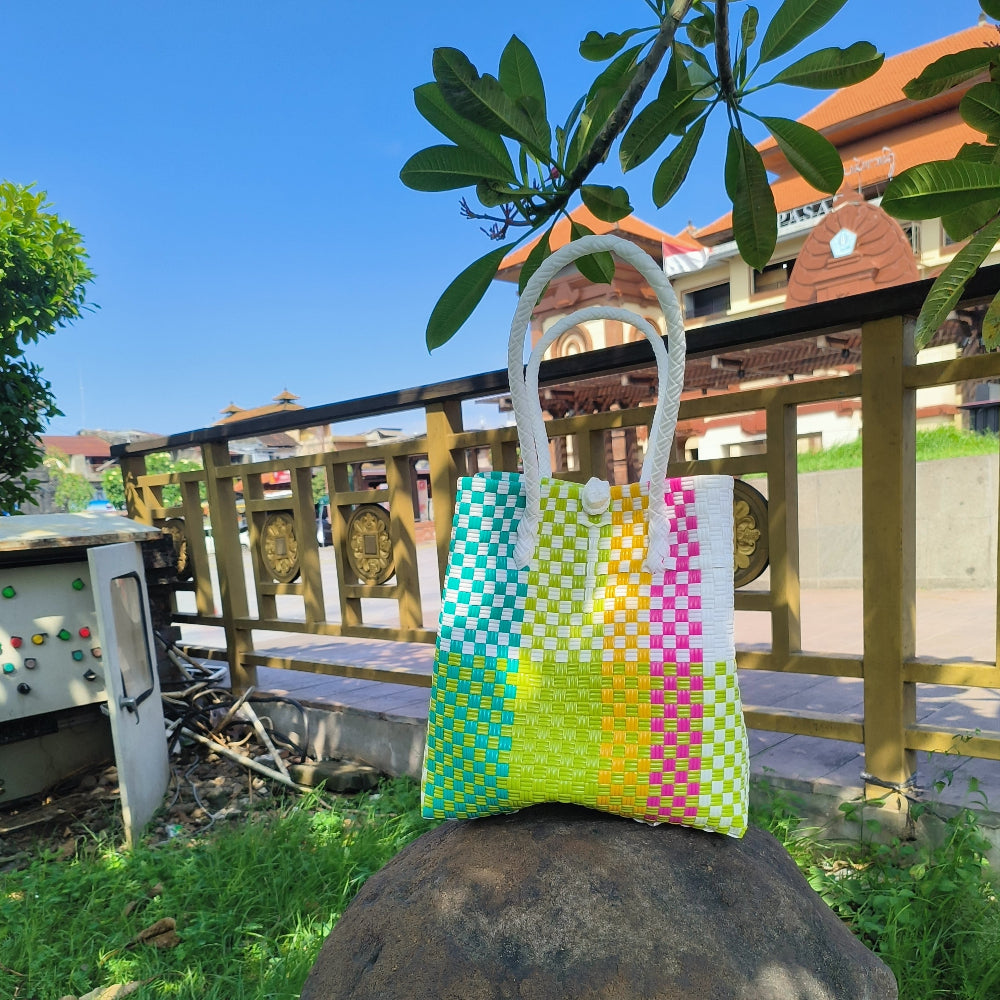 Citrus Turtle Tote Bag —Best Selling  Recycled Tote from the  ZEST Collection