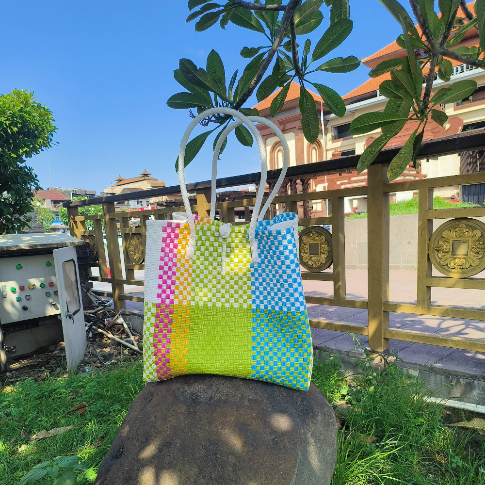 Citrus Turtle Tote Bag —Best Selling  Recycled Tote from the  ZEST Collection