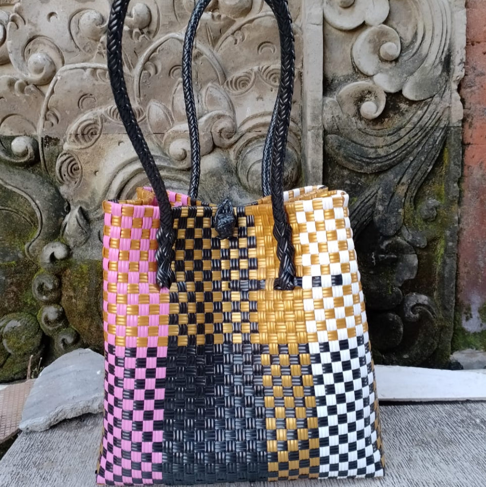 Golden Mosaic - Highlights both the gold tones and the patchwork feel from Chic collection