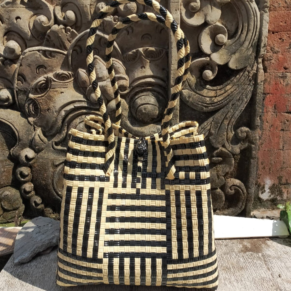 Tapa Tribal Tote Bag — Recycled Bag from OCEANIA Collection