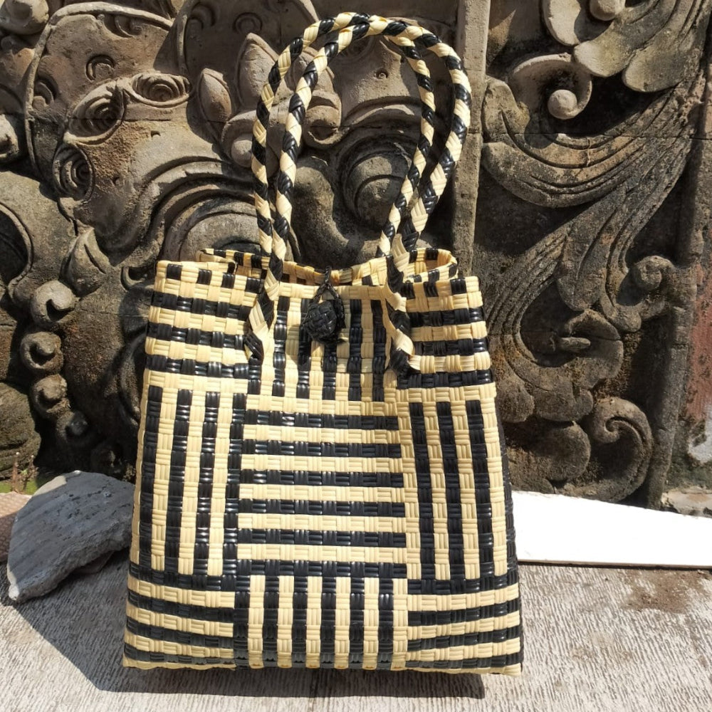 Tapa Tribal Tote Bag — Recycled Bag from OCEANIA Collection