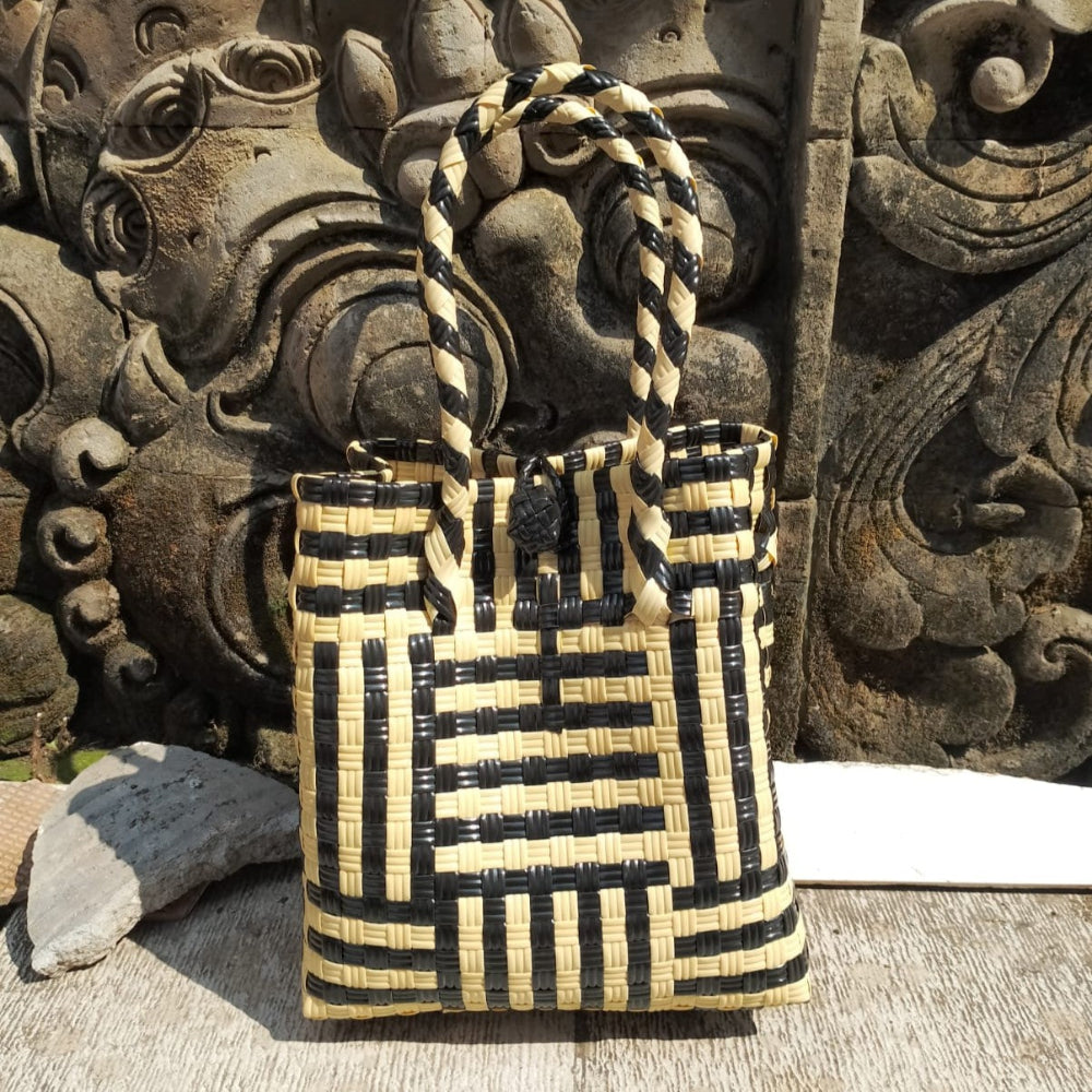 Tapa Tribal Tote Bag — Recycled Bag from OCEANIA Collection