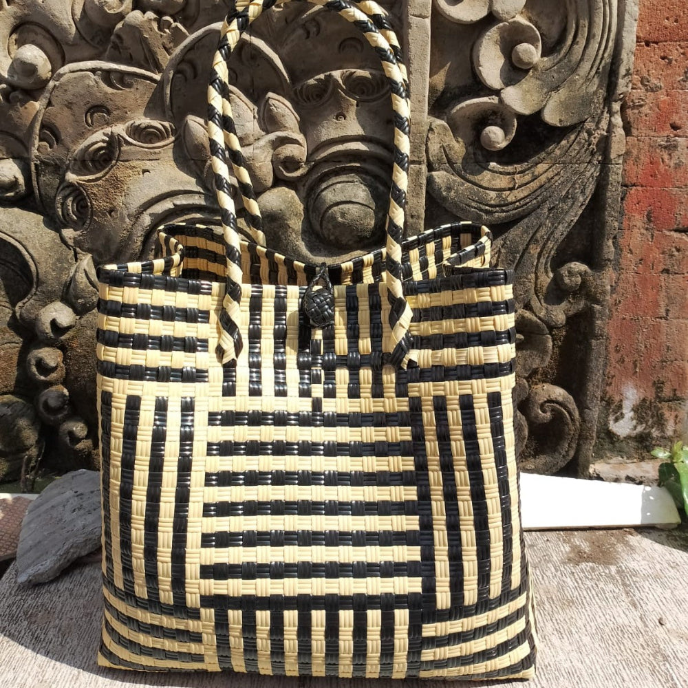 Tapa Tribal Tote Bag — Recycled Bag from OCEANIA Collection